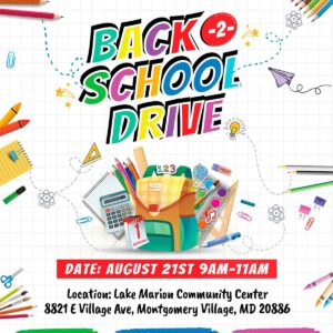 Take Flight is raising money for a back-to-school drive now until August 20th! Your donations will allow us